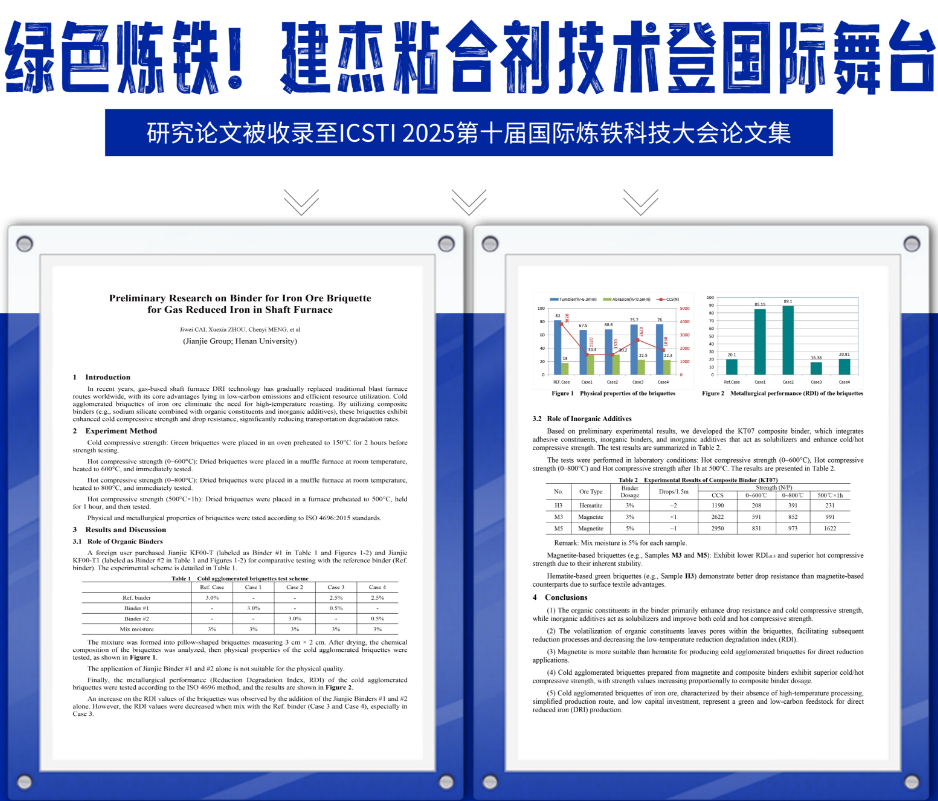 建杰實(shí)業(yè)丨冷固鐵礦球團(tuán)粘結(jié)劑引領(lǐng)綠色煉鐵新方向！